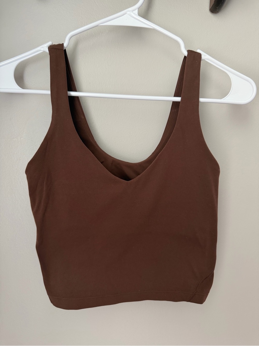 Chocolate brown Align Tank
